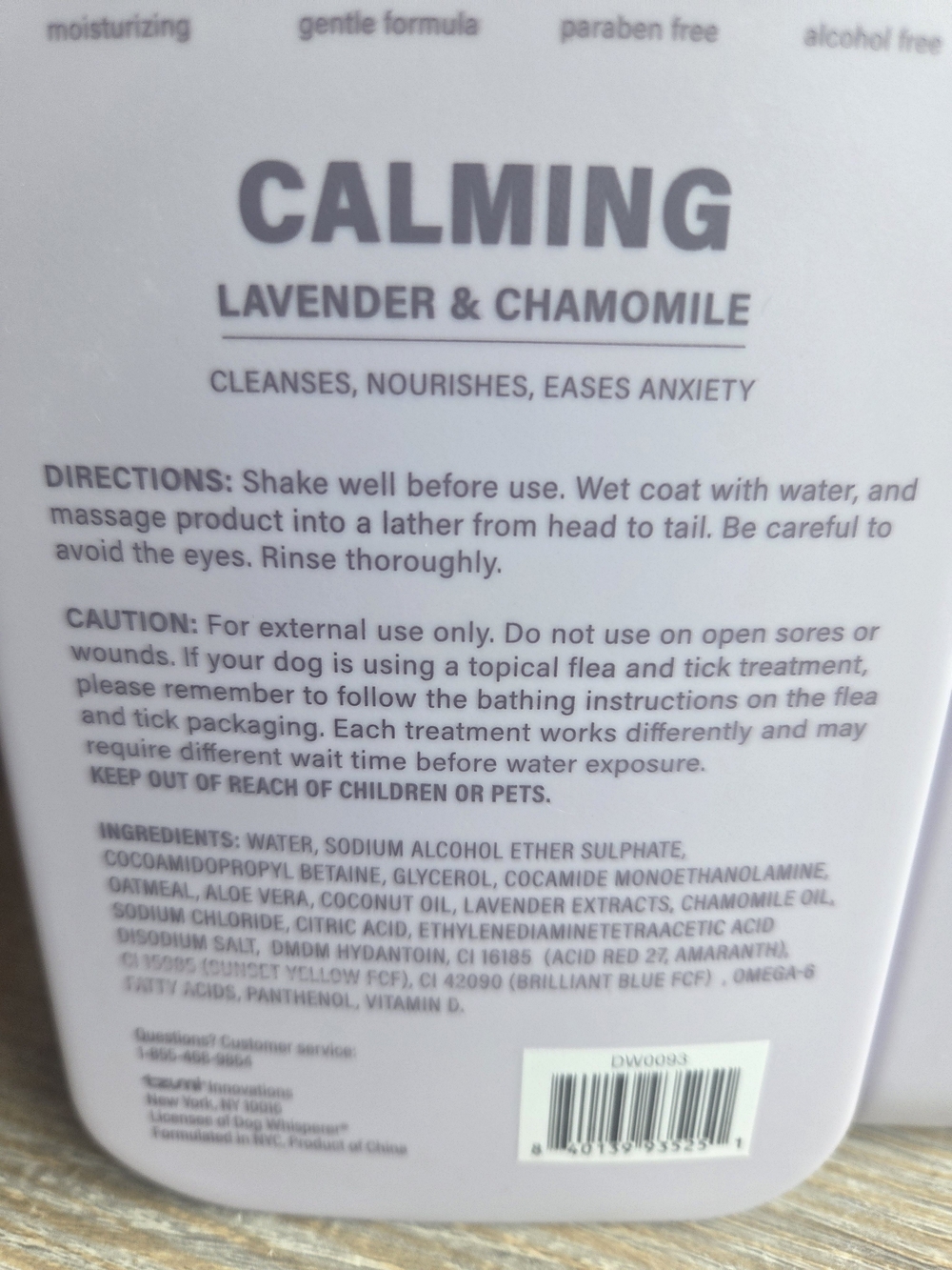 2 Pack Dog Whisperer Calming Lavender & Chamomile Dog Shampoo + Conditioner New - Picture 8 of 8